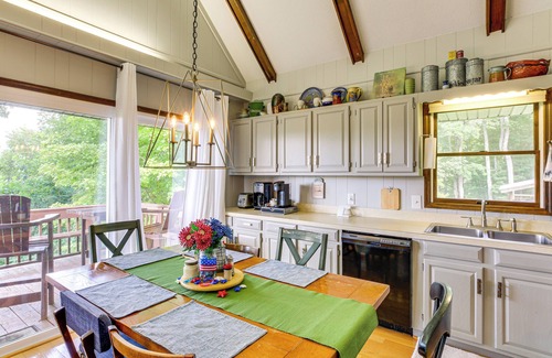 Zionville Cottage | Deck, Fire Pit, Games: Family Escape Near Boone