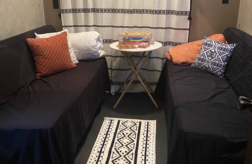 Alton House | Delightful 2 bedroom RV with indoor fireplace