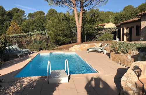 Tourrettes Villa | Delightful provencal style villa on a single level with pool and stunning views.
