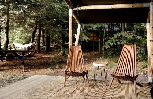 North Woodstock Other | Delightful Safari Tent with Fire Pit and Sauna in North Woodstock, New Hampshire