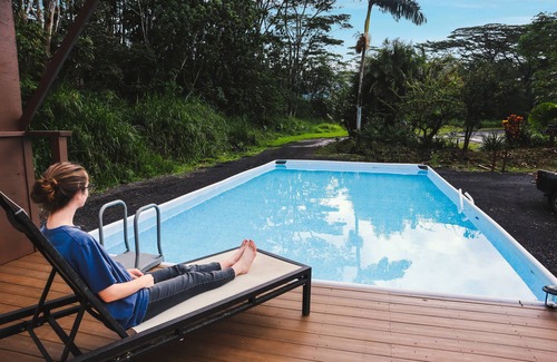 Pahoa Cabin | Deluxe Premium Cabin at Eco Retreat & Farm-Stay