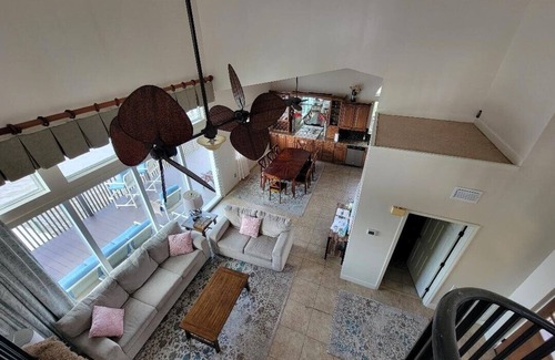 Boys Works House | Directly on Intracoastal Sunsets on the East Coast, king beds in every bedroom!