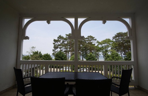 Binz Apartment | Directly on the beach promenade, balcony with sea view - Aparthotel Ostsee FeWo 06