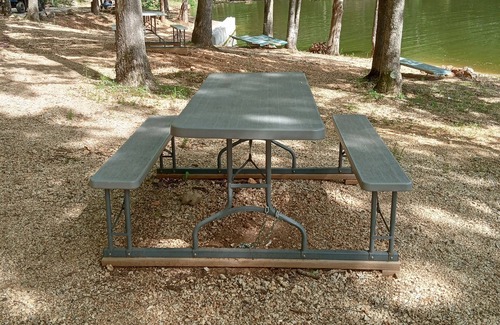 Sunrise Beach RV Rental | DnD Campground Site #4 Primitive Lake Front Camping
