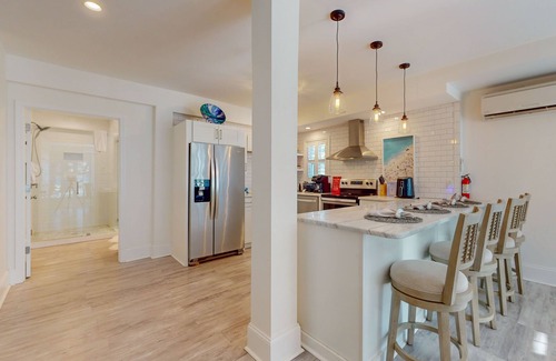 Ocean Isle Beach House | Dog-friendly, 8 minutes to beach with shared pool, covered patio, & big backyard