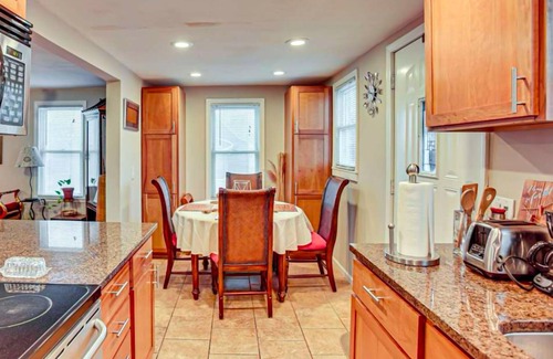Golden Valley House | Dog-friendly home with unique decor, meditation room, firepit, patio & fireplace