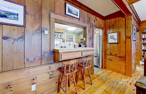 Meredith Cottage | Dog-friendly lakefront cottage with private dock, air hockey, water access, W/D