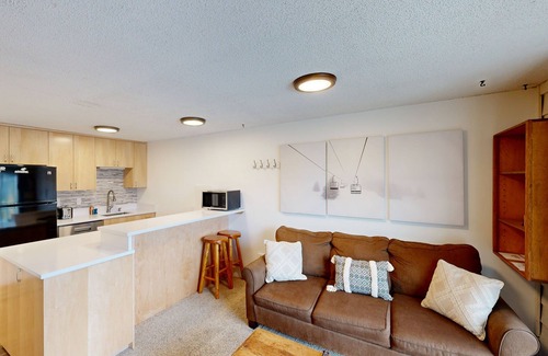 Sandpoint House | Dog-friendly mountain condo with fireplace & on-site sauna - walk to ski slopes