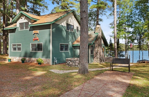 Manitowish Waters House | Dog-Friendly, Lakefront Home w/Private Dock, Firepit, Sauna, & Free WiFi