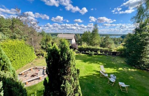 gmina Stezyca House | Dom Zielarki z widokiem na jezioro, sauna, balia