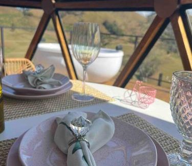 Sao Bento do Sapucai Ski Chalet | Domo Geodésico - Entre Chalés - Pet Friendly