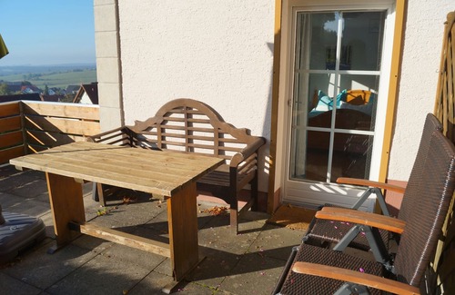 Bonndorf Apartment | Doppelzimmer mit Terrasse