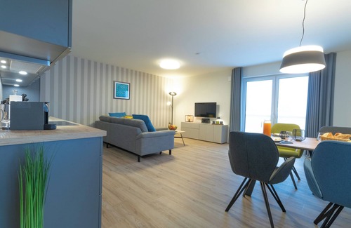Dorumer Neufeld Apartment | Dorumer Sielhuus 19 mit Dachterrasse und Sauna