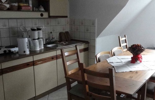 Lubkow Apartment | Double room 15 m² (shared bathroom) - Reetdachhaus Landhaus Ulrich