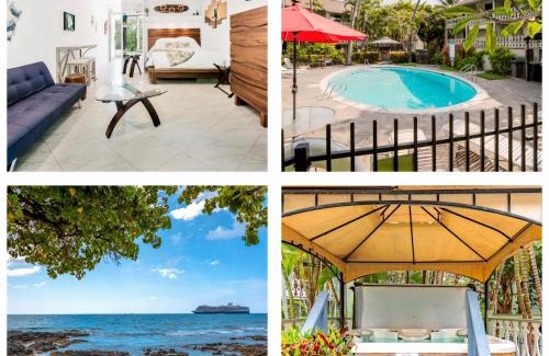 Historic Kailua Village Apartment | DOWNTOWN Hawaiian Theme Condo with Hot Tub, Pool & Beach - Kona Islander Inn