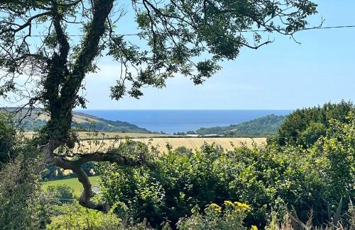 Widegates House | Dreckly cabin - Lydcott Glamping with Cornish sea views