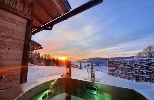Haidmuhle Ski Chalet | Dreisessel-Chalets im bayerischen Wald - Chalet Dreisessel mit Whirlpool-Sauna-Kamin