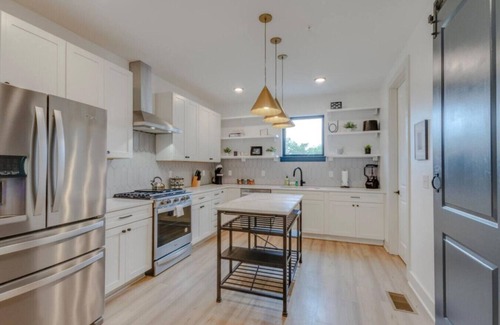 McFerrin Park Apartment | East Nash Superstar- Skyline Views Terrace- Mural