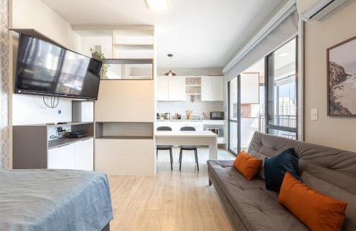 Campo Belo Apartment | Easy Star - Studio vista livre no Campo Belo - UO03H