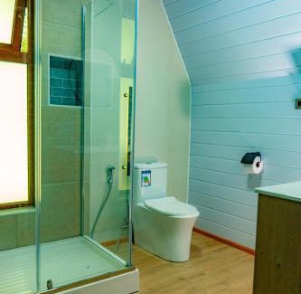 Pucon Cabin | Enarbol Lodge, Hot Tube en terraza