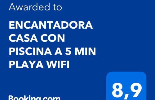 Alcossebre House | ENCANTADORA CASA CON PISCINA A 5 MIN PLAYA WIFI