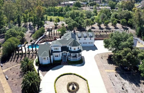 Fallbrook Villa | Enchanted Estate with Pool, Spa, Slide, Sauna in your own 4-Acre Park