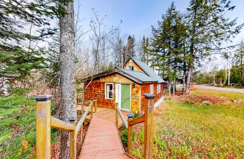 Dover-Foxcroft House | Enchanting dog-friendly cottage with full kitchen, fast WiFi, & nearby creek