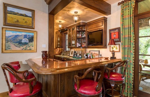 Hailey House | Enchanting Lakeside Estate on Manicured Grounds with Hot Tub and Breathtaking Mountain Views