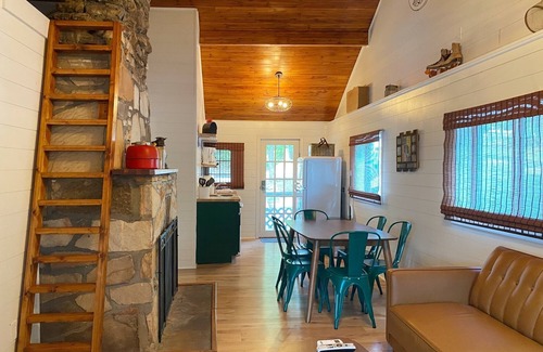 Camdenton Cabin | Enjoy the Quiet Side of the Lake With Resort Amenities + Pool.