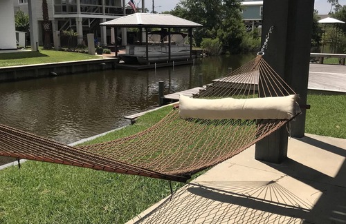 Bay St Louis House | Enjoy the views @ Sunset Bay, custom WATER FRONT home with boat dock