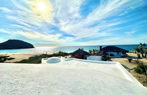 Todos Santos Villa | Entire Villa + Casita in Todos Santos on the Serene Punta Lobos Beach