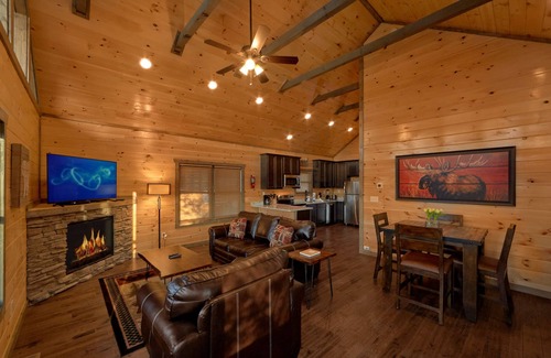 Hemlock Hills Cabin | Escape to the ultimate honeymoon pool cabin with private indoor pool