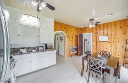 Eufaula House | Eufaula Getaway w/Patio, Walk to Beach + Marina!