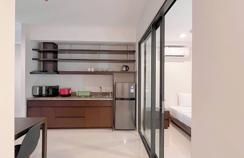 By Pass Ngurah Rai Apartment | Exclusive 2BR Apartment (No Kitchen) with Balcony at Skales Residence Nusa Dua Bali