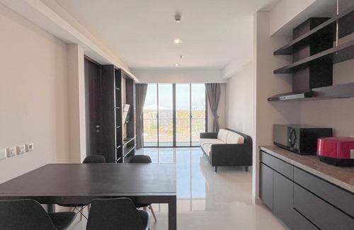 By Pass Ngurah Rai Apartment | Exclusive 2BR Apartment (No Kitchen) with Balcony at Skales Residence Nusa Dua Bali