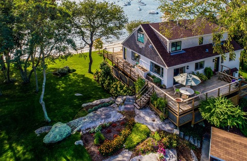 Noank House | Exclusive Family Friendly Waterfront Property with Two Private Sandy Beaches