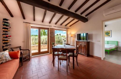 Geggiano Apartment | Exclusive Villa in Vineyard W Pool, And Siena View