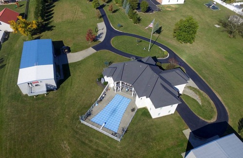 Otterbien Home House | Executive home on acreage and on a golf course.