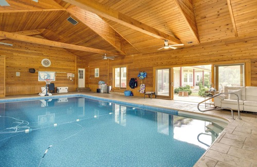 Radnor House | Expansive Radnor Home w/ Indoor Pool & Fire Pit!
