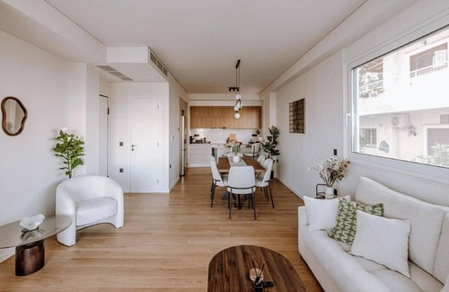 Voula Villa | Exquisite Athens Residence | Apartment Ida | 3 Bedrooms | Private Balcony |.