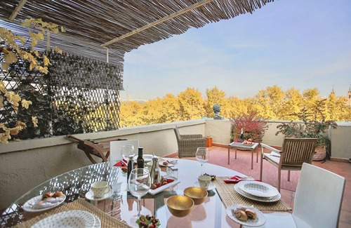 Golden Triangle of Art Apartment | Fab apartment with terraces front Prado Museum pool in summer minimum stay month