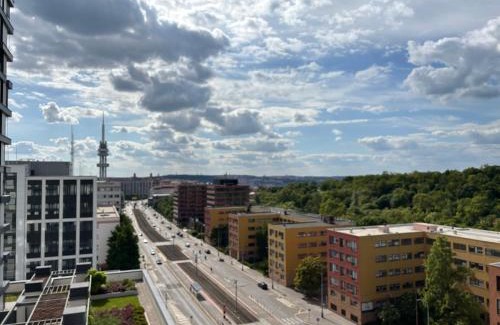 Prague 3 Apartment | Family apartment with the view of the old town Prague city with free parking