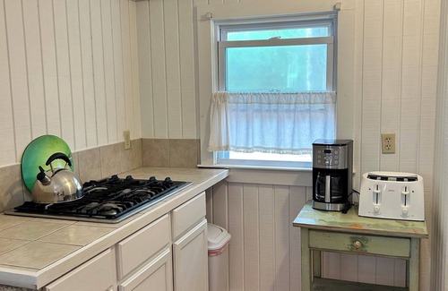 Bass River Cabin | Family Friendly Rental w/heated pool, 1 mile to Ocean, 2BR w Kitchen/Grill