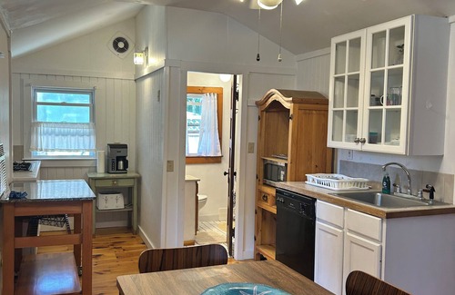 Bass River Cabin | Family Friendly Rental w/heated pool, 1 mile to Ocean, 2BR w Kitchen/Grill
