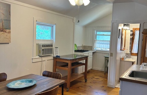Bass River Cabin | Family Friendly Rental w/heated pool, 1 mile to Ocean, 2BR w Kitchen/Grill