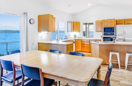 Rollingbay House | Family-friendly, waterfront getaway with firepit, furnished deck, large yard