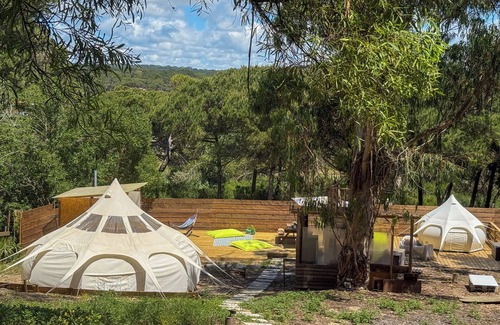 Colares RV Rental | Family glamping within walking distance to three beaches