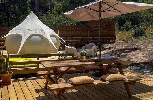 Colares RV Rental | Family glamping within walking distance to three beaches