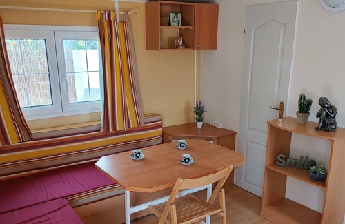 Alcanar RV Rental | Family mobile home with private pool, terrace and barbecue. "INDIAN LIME"