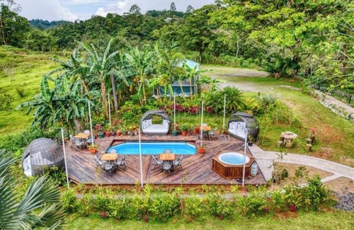 Arenal Apartment | Family Room with Mountain View
